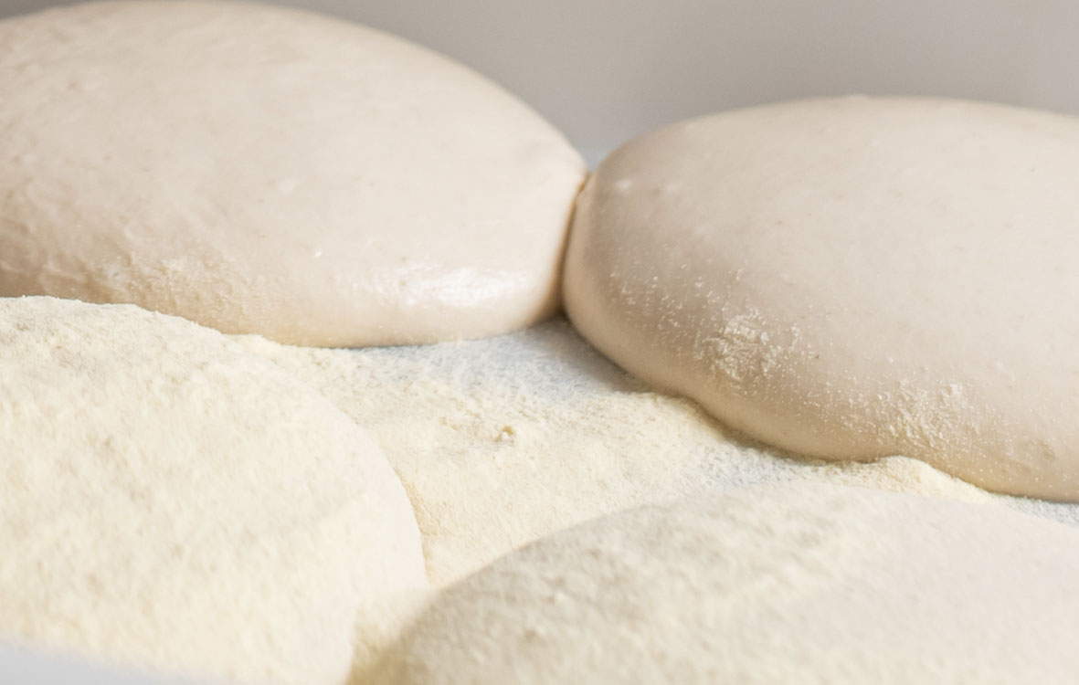 Panetti di impasto a lievitazione 24 ore per le pizze Pizza Over